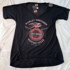 NWT Dallas Texas Maverick Harley Davidson Eagle Short Sleeve Shirt